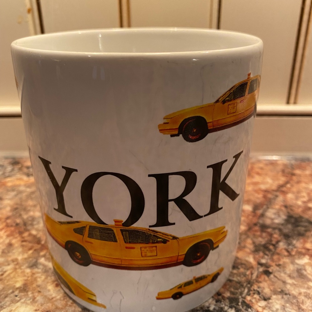 Starbucks Barista New York City Taxi Cab Mug, 2001